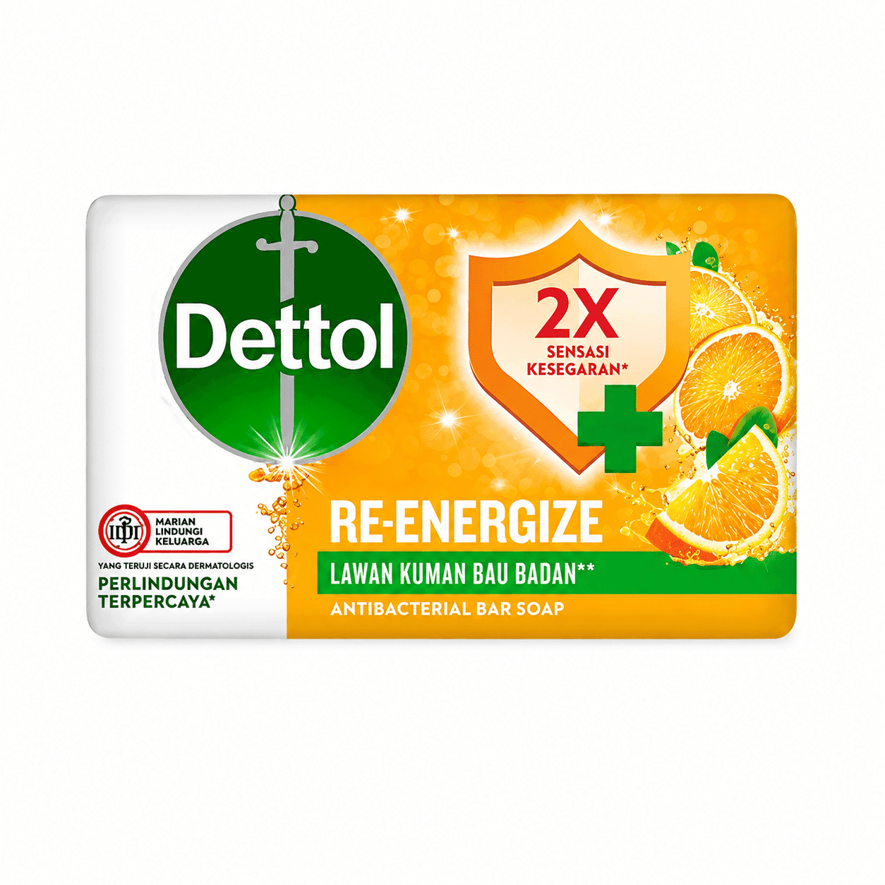 Dettol Sabun Batang Re-Energize 60 gr – 1