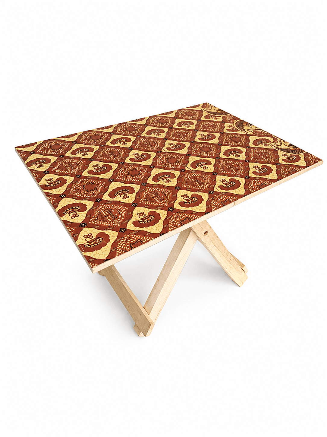 Meja Lipat Motif Batik – 1