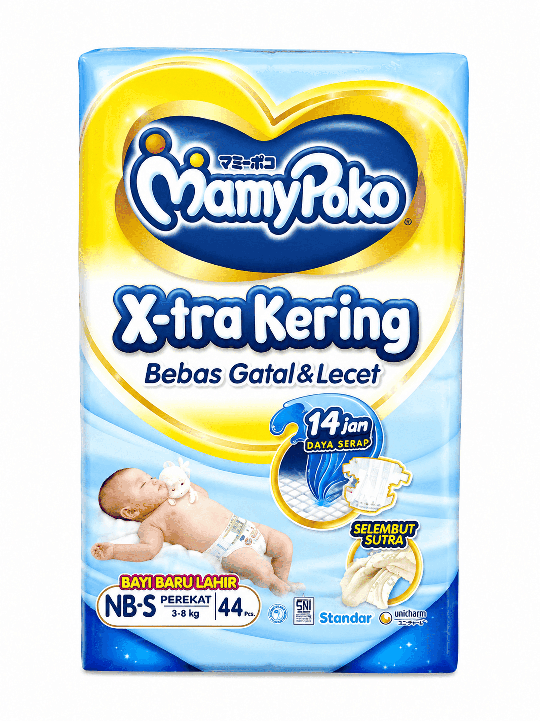 Mamy Poko Popok Xtra Kering Ukuran S (Isi 44) – 1