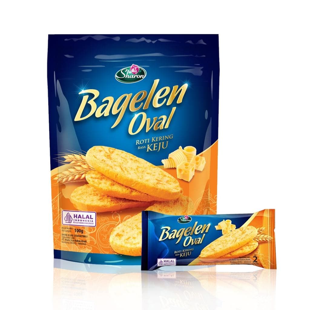 Sharon Bagelen Oval Rori Kering Keju 100 gr – 1