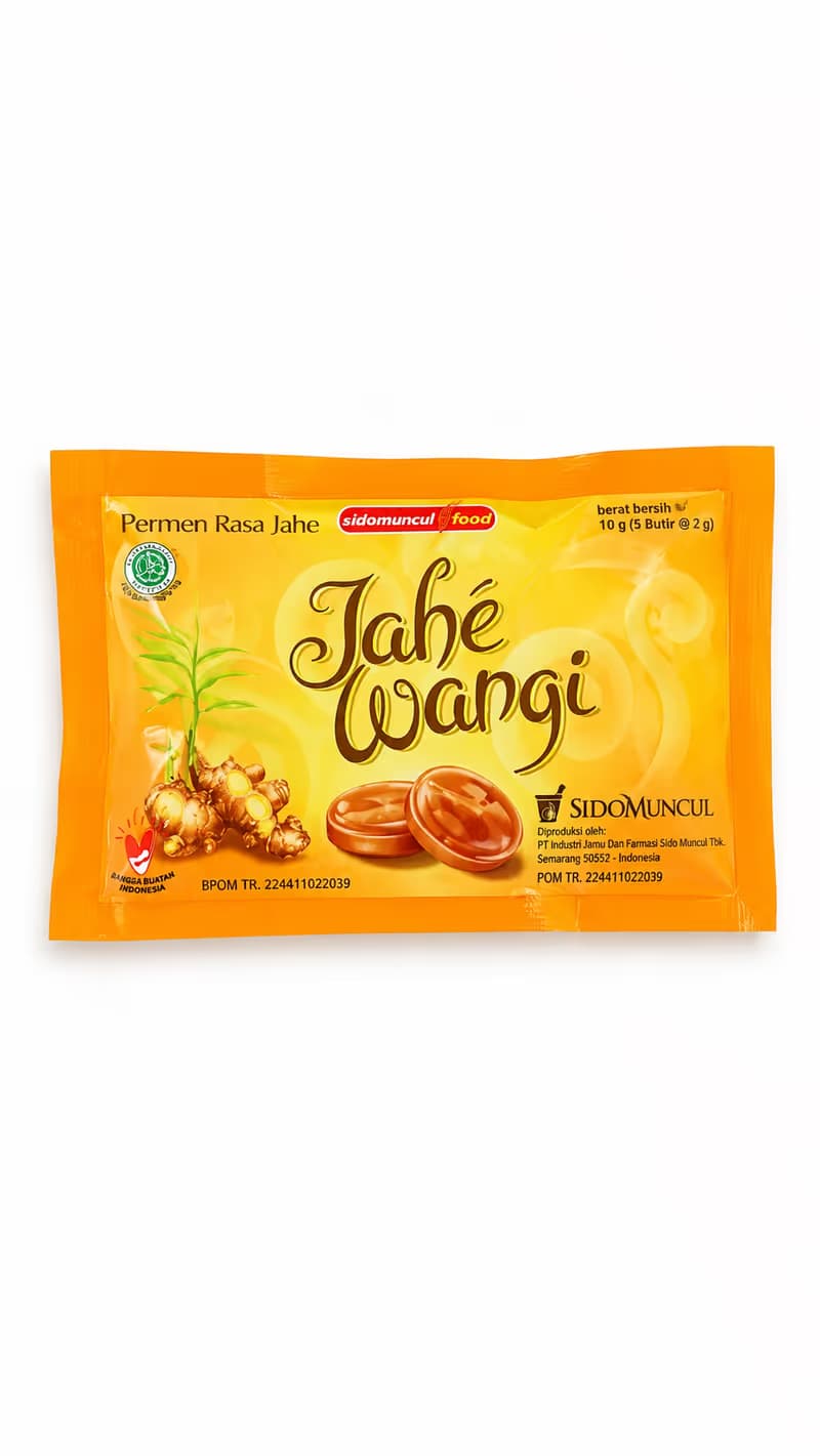 Sidomuncul Permen Jahe Wangi Sachet 5 pcs – 1