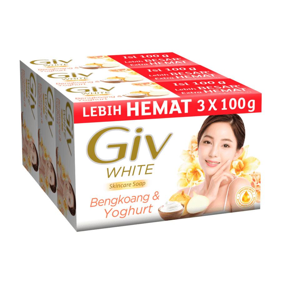 Giv Sabun Batang Bengkoang Yoghurt 3x100 gr – 2