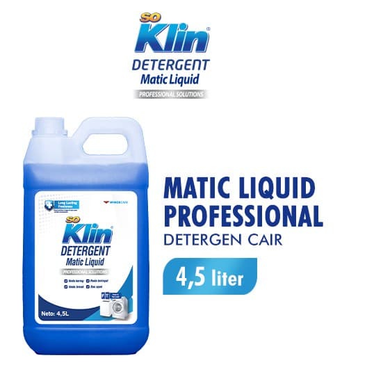 Soklin Cair Deterjen Matic Profesional Jerigen 5 L – 1
