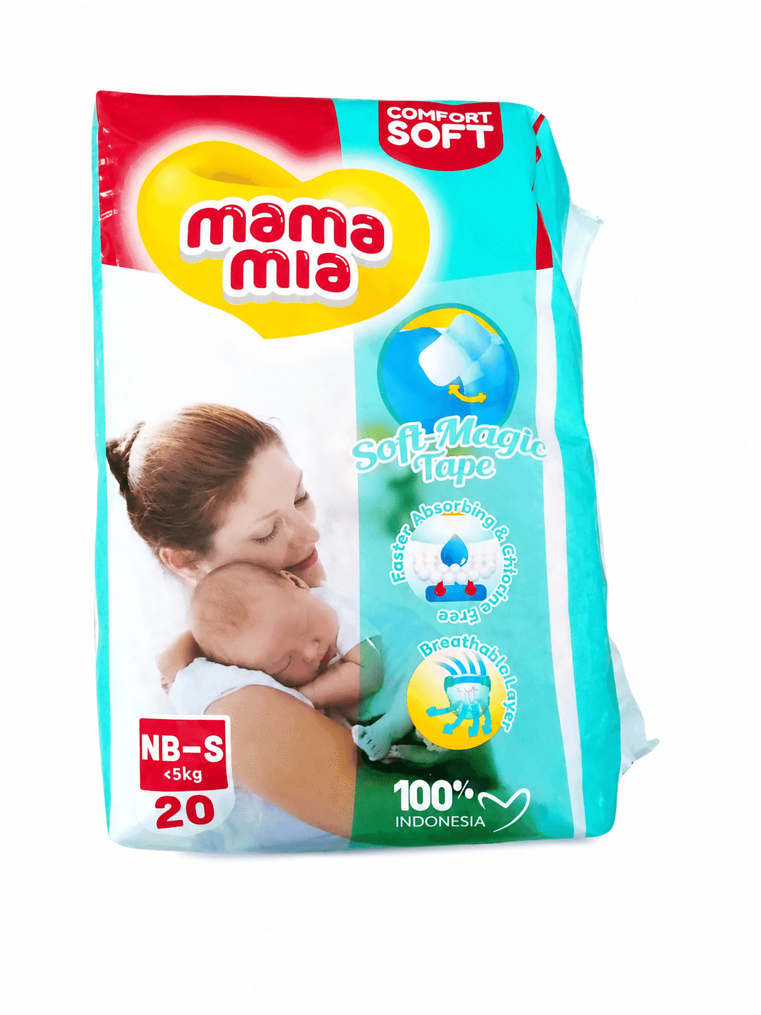 Mamamia Popok Perekat 20 pcs Ukuran S – 1