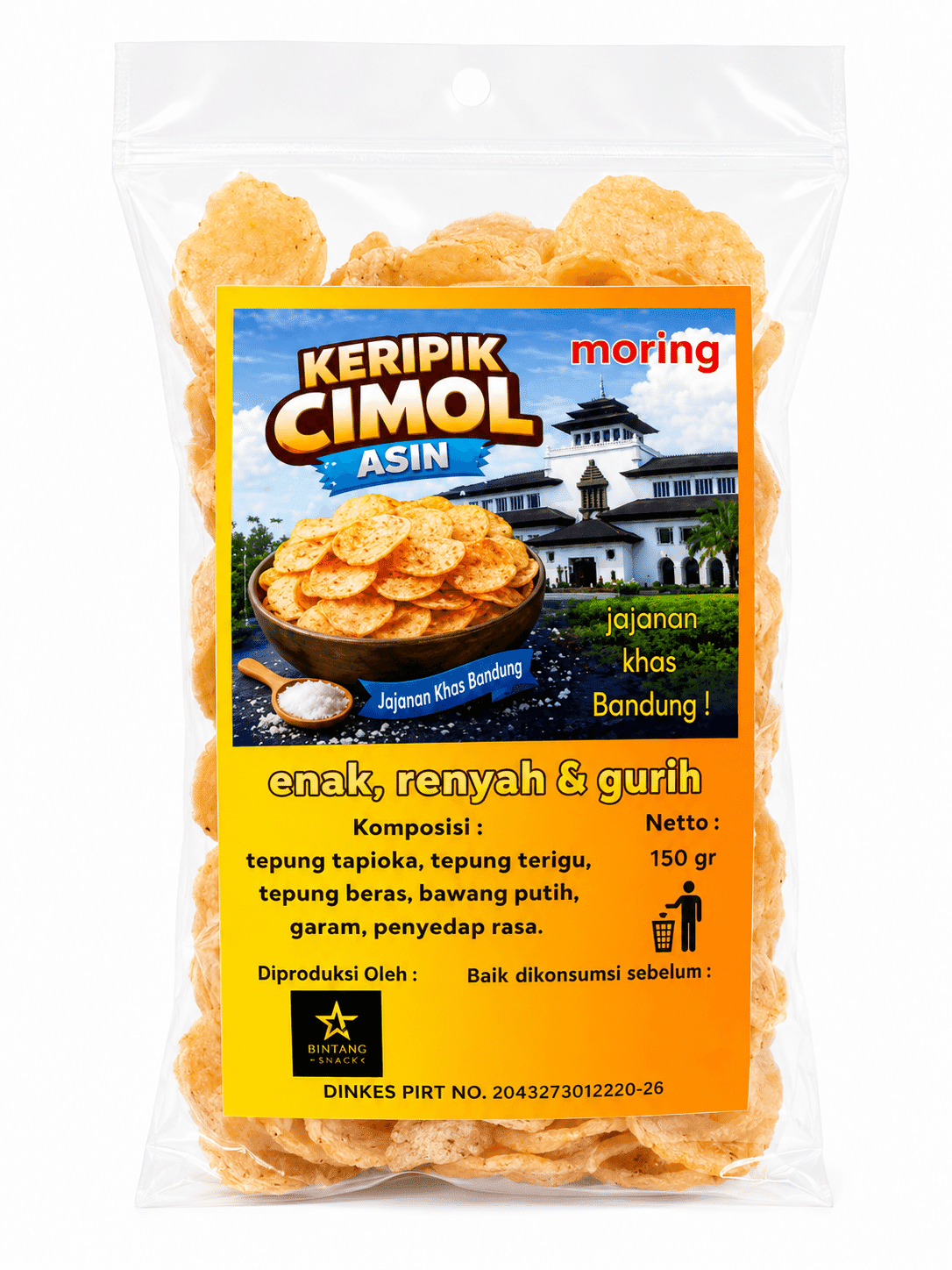 Keripik Cimol 250 gr – 1