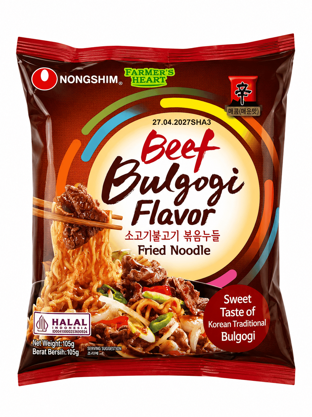 Nongshim Mi Goreng Beef Bulgogi 105 gr – 1