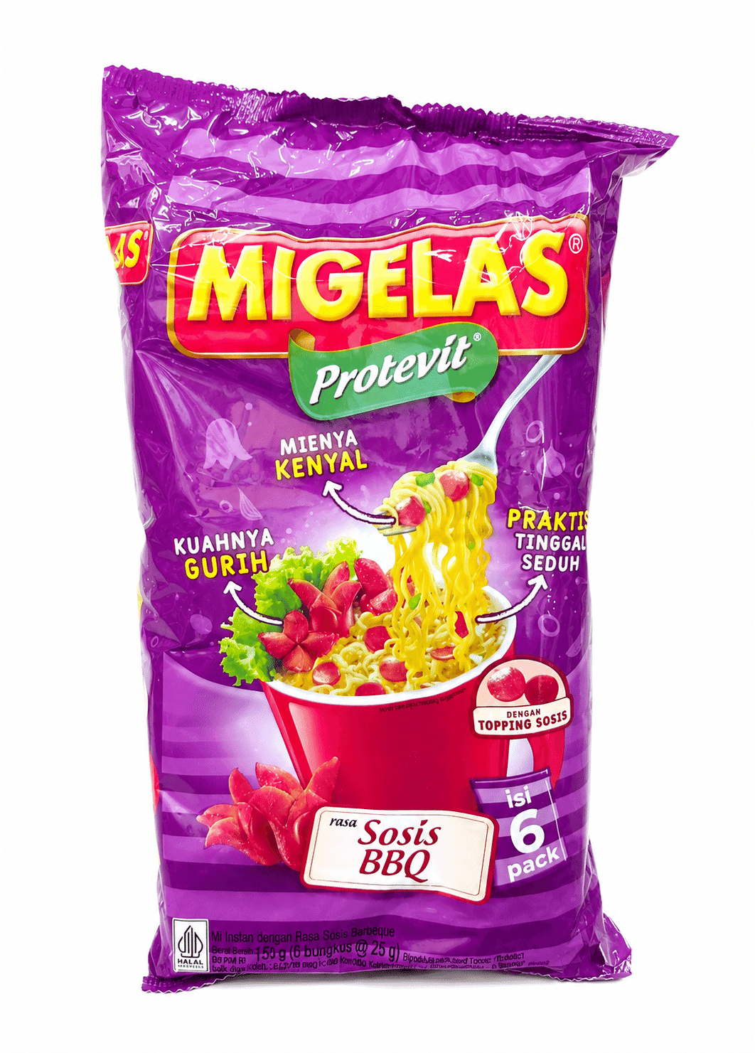 MiGelas Protevit Rasa Sosis BBQ 6 pcs 26 gr – 2