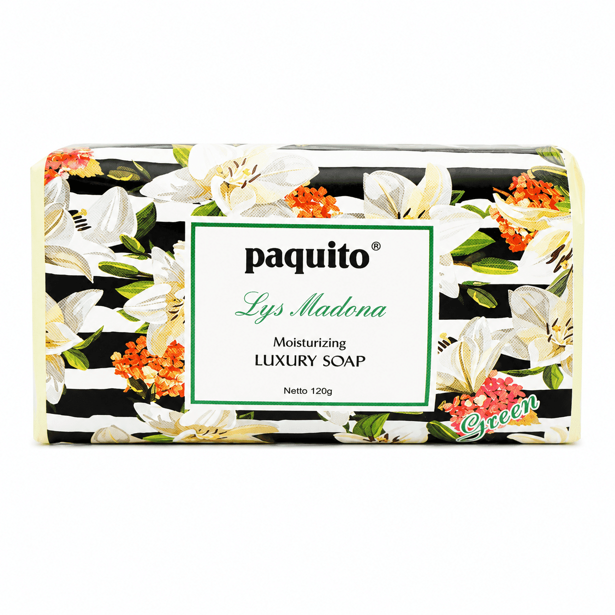 Paquito Sabun Batang Luxury Lys Madona Hijau 120 gr – 1