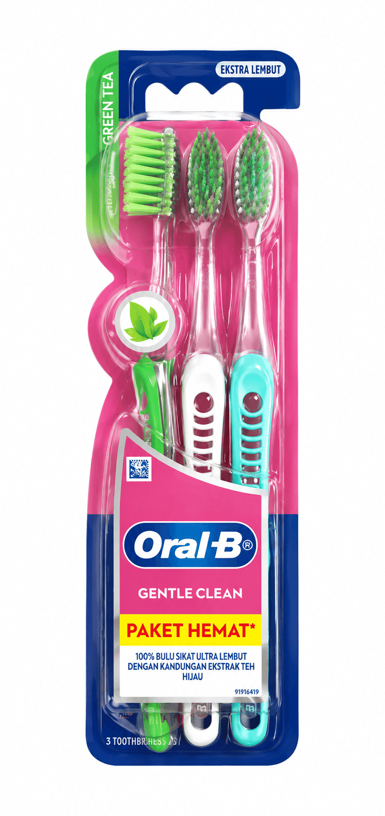 Oral B Sikat Gigi Green Tea Bcd XS 3 pc – 1