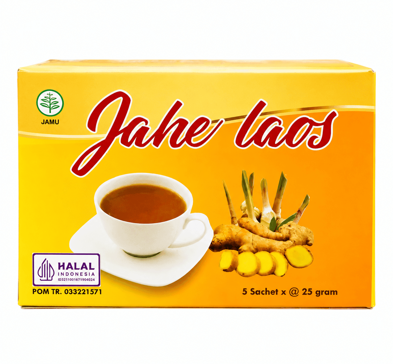 Jahe Laos Minuman Serbuk Box 25 gr x 5 Sachet – 1