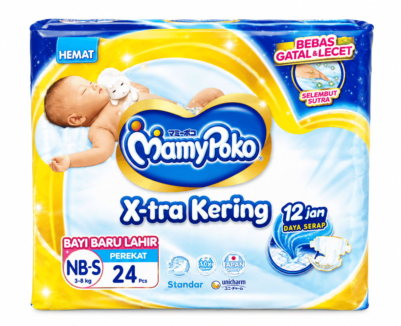 Mamy Poko Popok Perekat Standar S (Isi 24) – 1