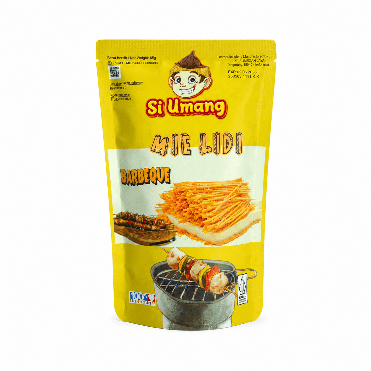 Siumang Mie Lidi Bbq 65 gr – 1