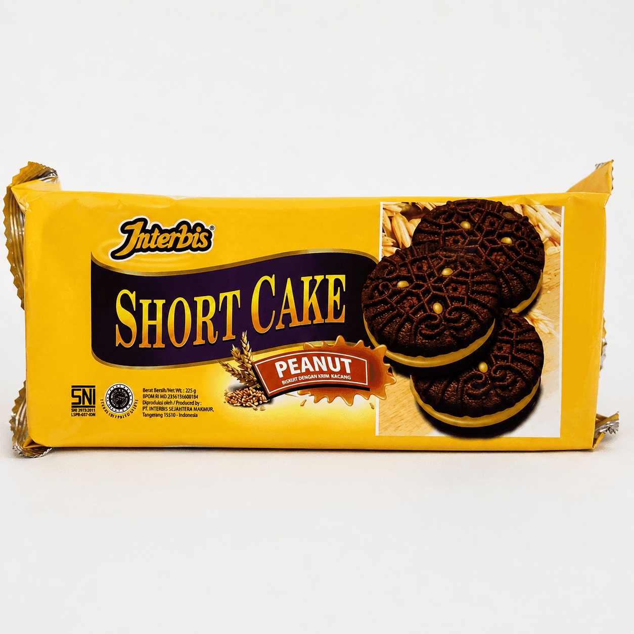 Interbis Short Cake Kacang 225 gr – 1