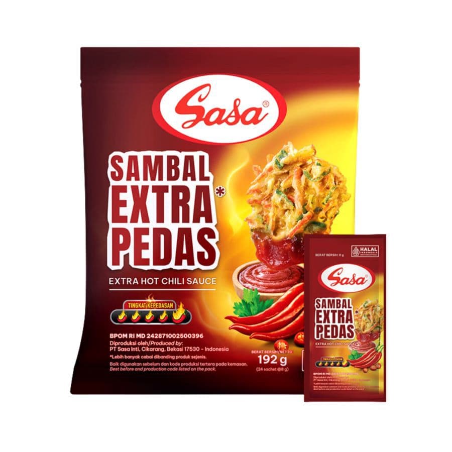 Sasa Sambal Extra Hot Sachet 8 gr – 1