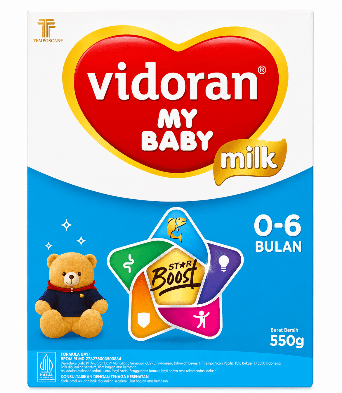 Vidoran My Baby 0-6 Bulan Nutriplex 550 gr – 1