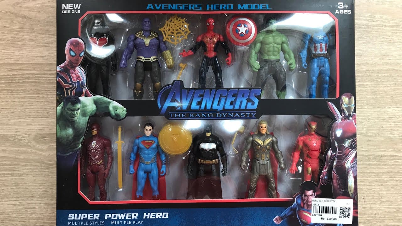 Avengers Figur Set 10 pcs 2001 – 1