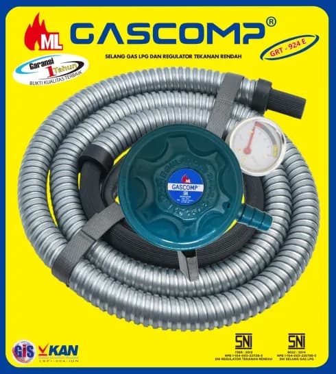 Gascomp Regulator Trading Selang Fleksibel GRT924E – 1