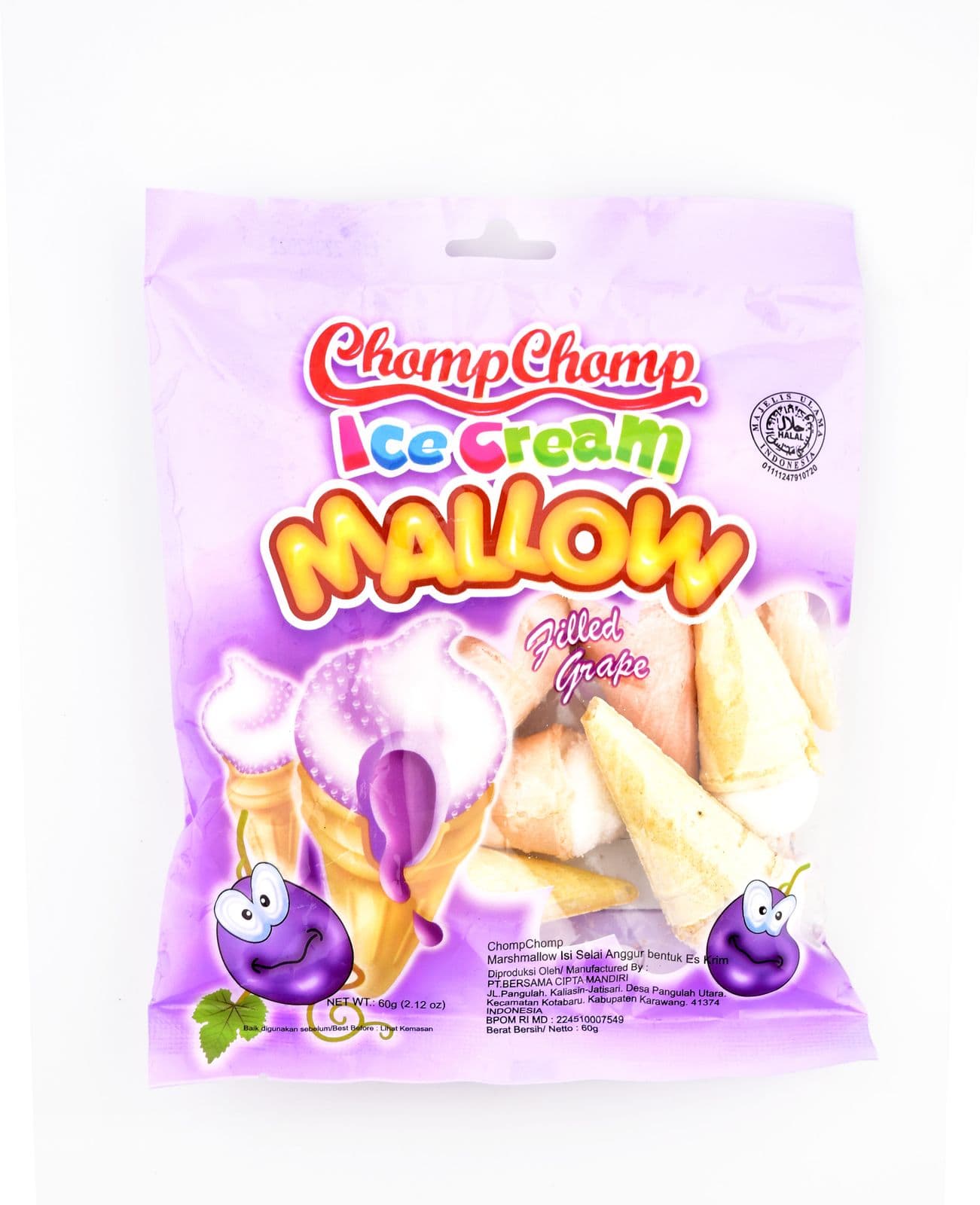 Chomp Chomp Marshmallow Es Krim Anggur 60 gr – 1