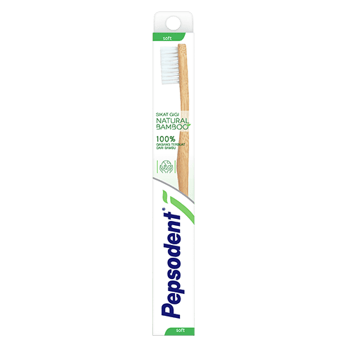 Pepsodent Sikat Gigi Natural Bamboo Soft – 1
