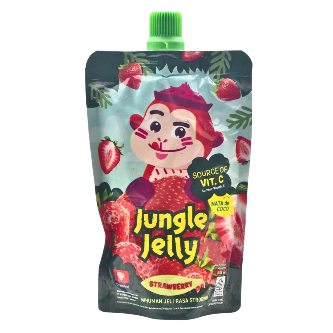 Jungle Jelly Stroberi 100 ml – 1