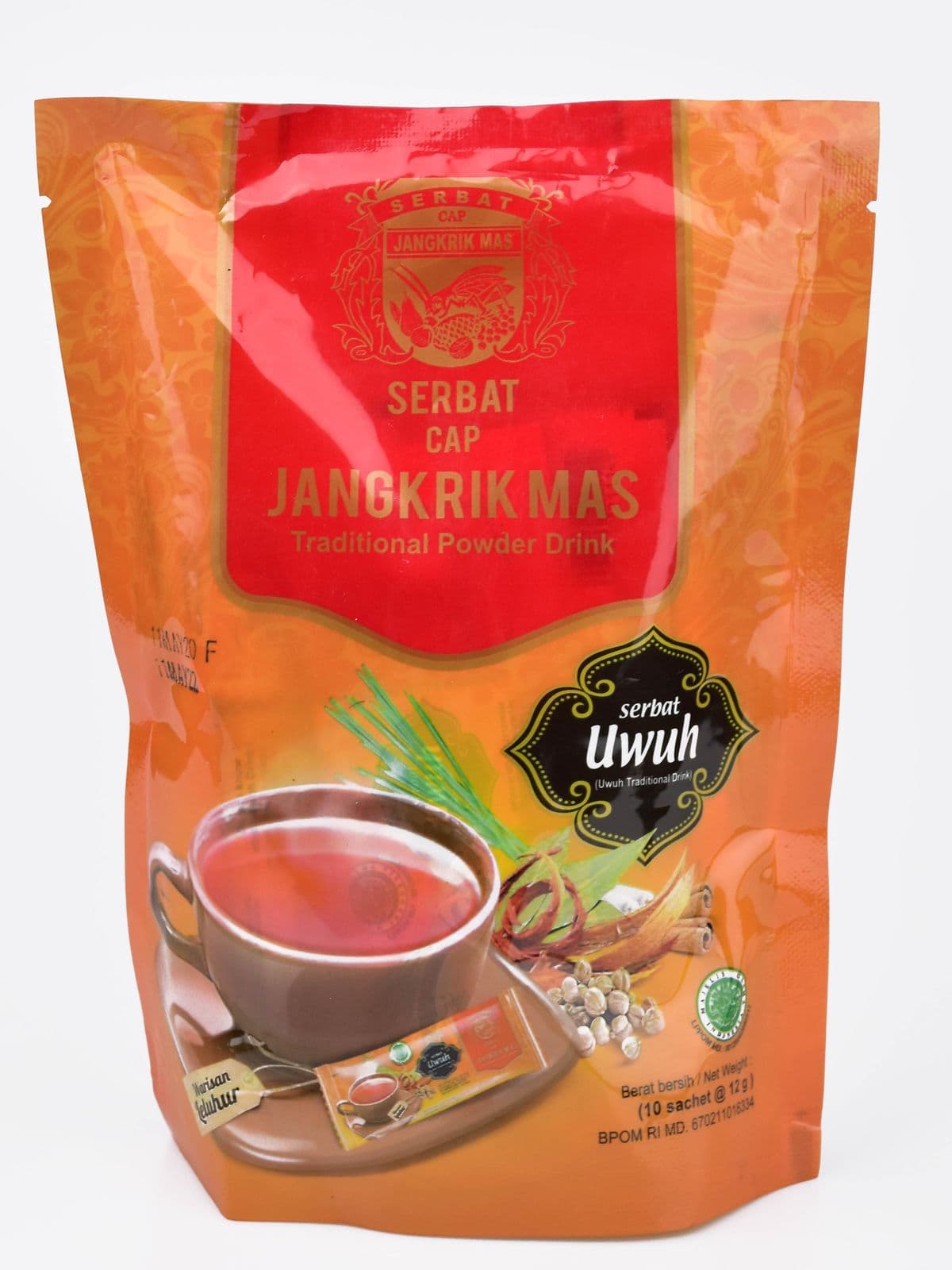 Serbat Cap Jangkrik Mas Uwuh 10 x 12 gr – 1