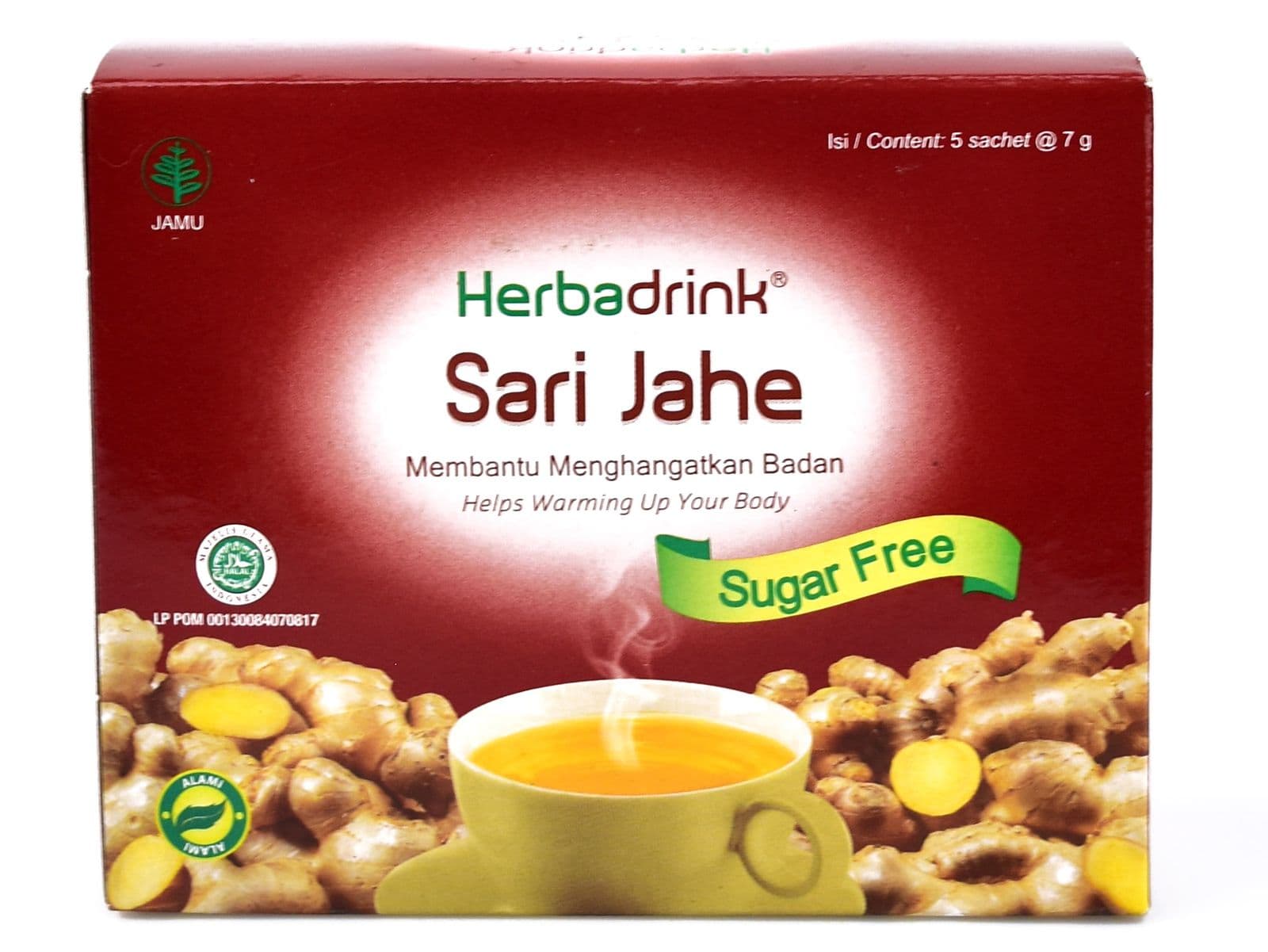 HerbadriNk Sari Jahe Sugar Free Kotak – 1