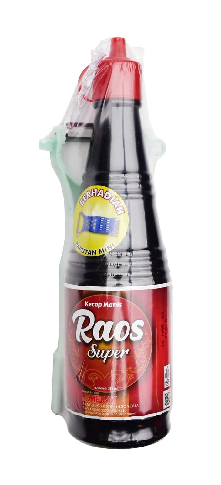Raos Super Kecap Botol 275 ml – 1