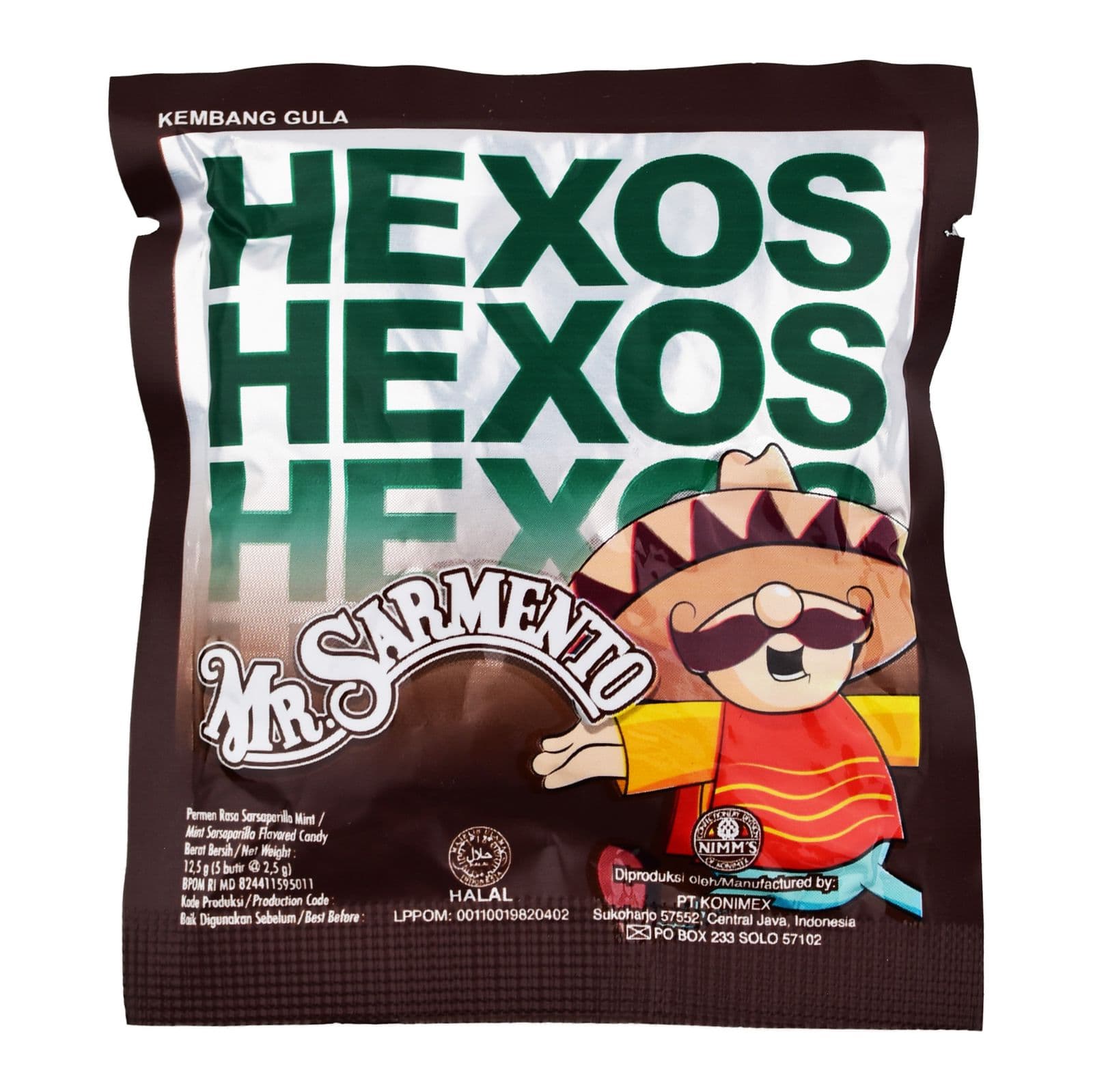 Hexos Sarmento 5 pcs 2,5 gr – 1