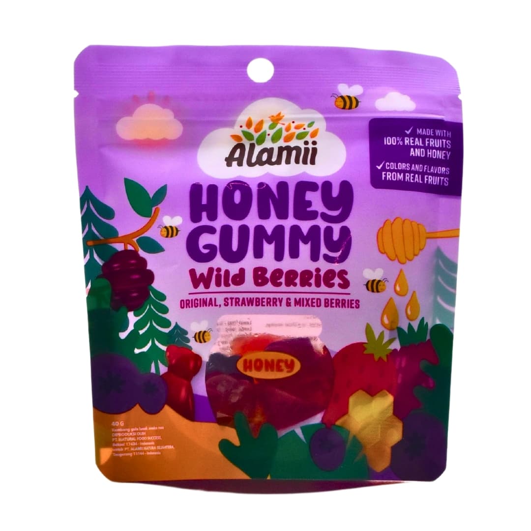 Alamii Permen Gummy Wild Berries Honey  40 gr – 1