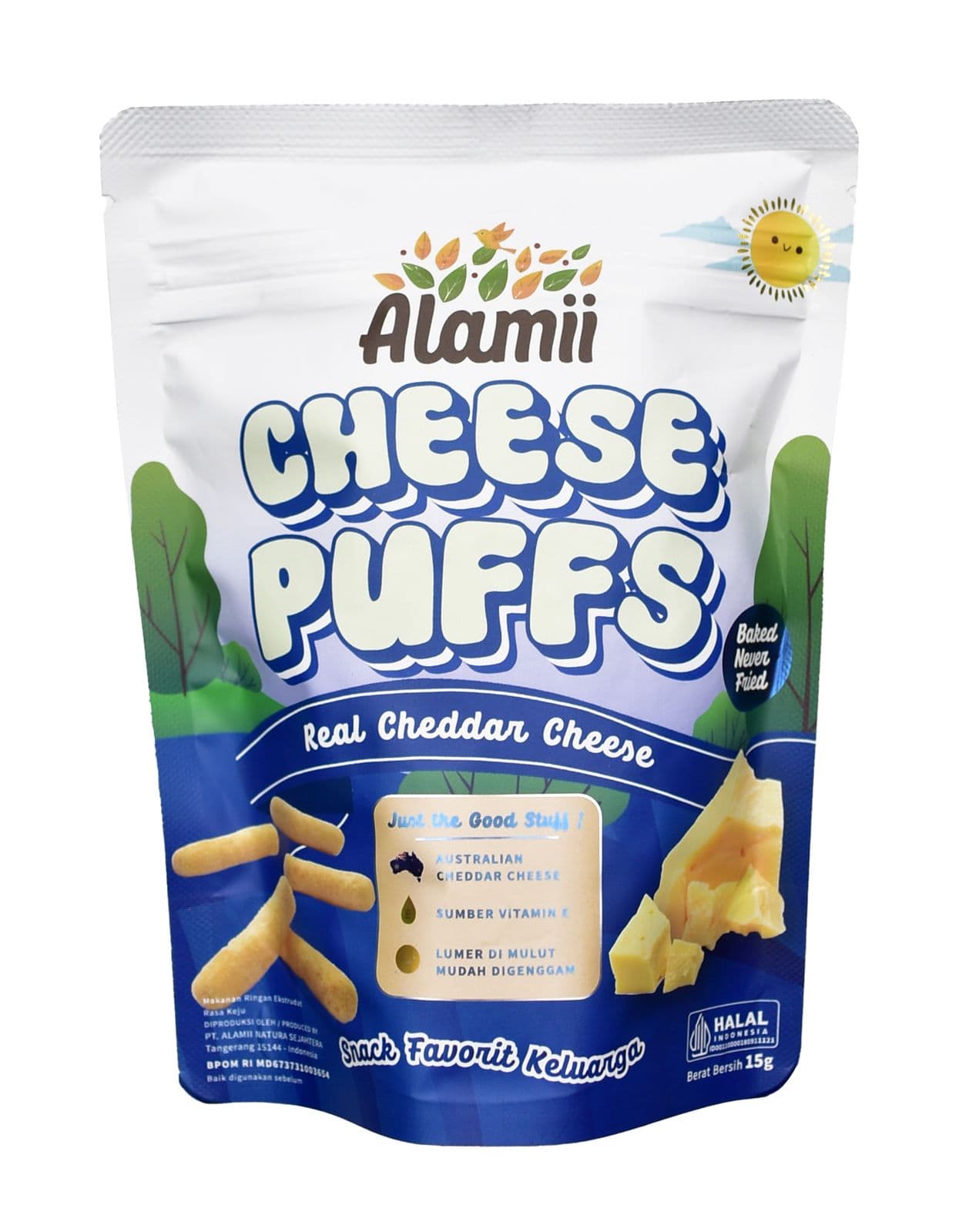 Alamii Puffs Keju 15 gr – 1