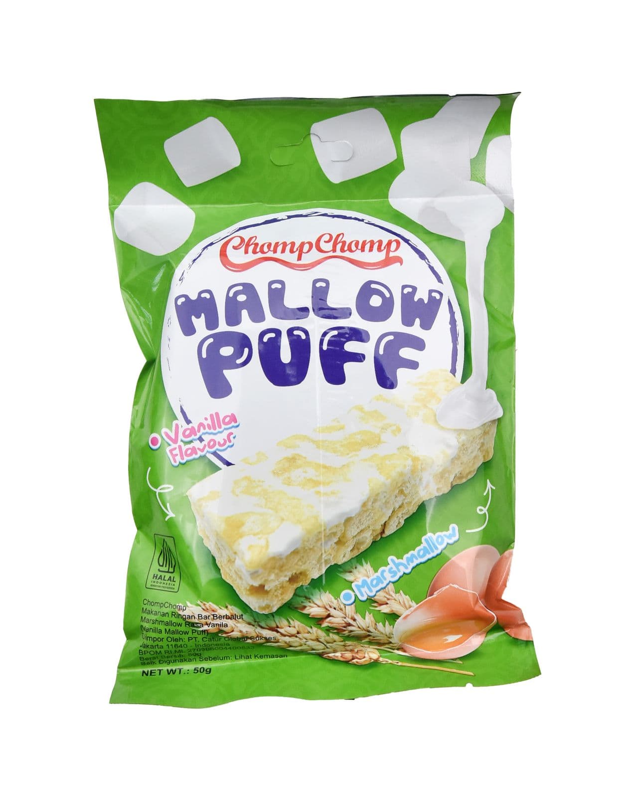 Chomp Chomp Marshmallow Puff Vanilla 50 gr – 1