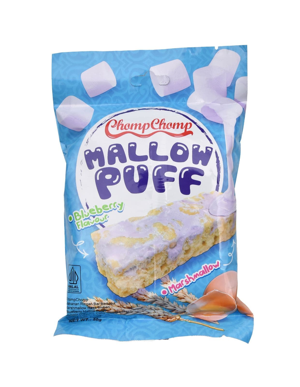 Chomp Chomp Marshmallow Mallow Puff Blueberry 50 gr – 1