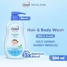 Cusson Baby Hair & Body Wash Mild Gentle Pump 300 ml – 1