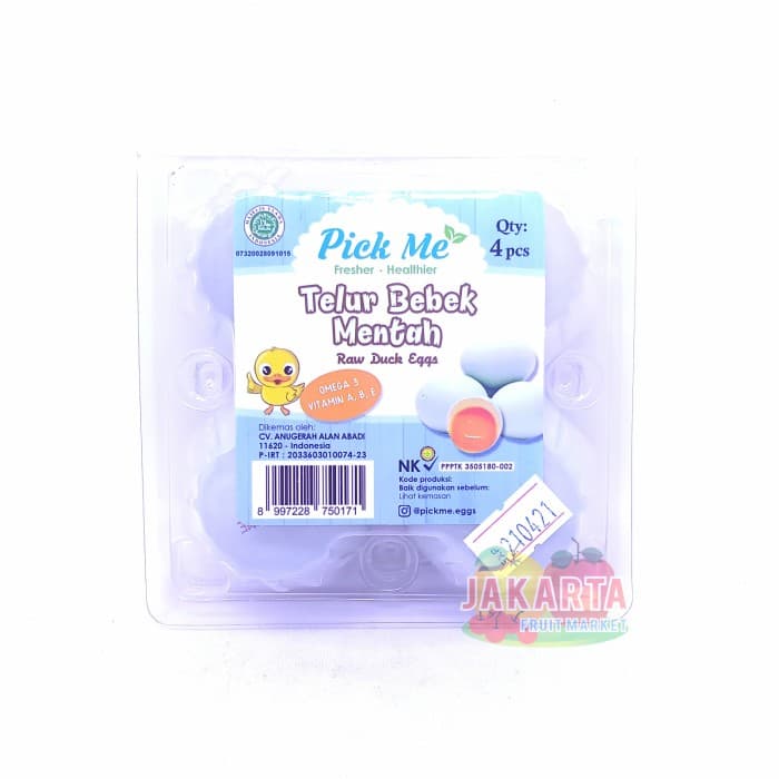 Kip Telur Bebek Mentah 4 Butir – 1