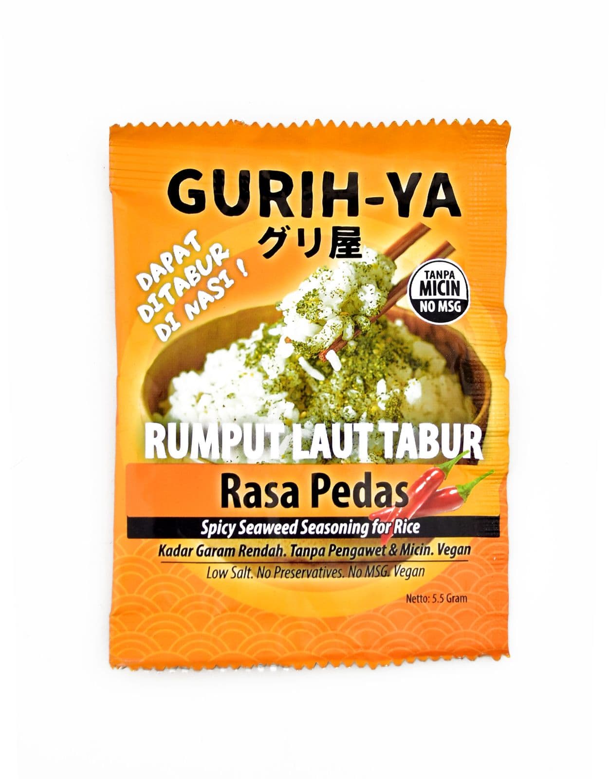 Gurih-Ya Spicy Seaweed Nori 5 x 5 gr – 1