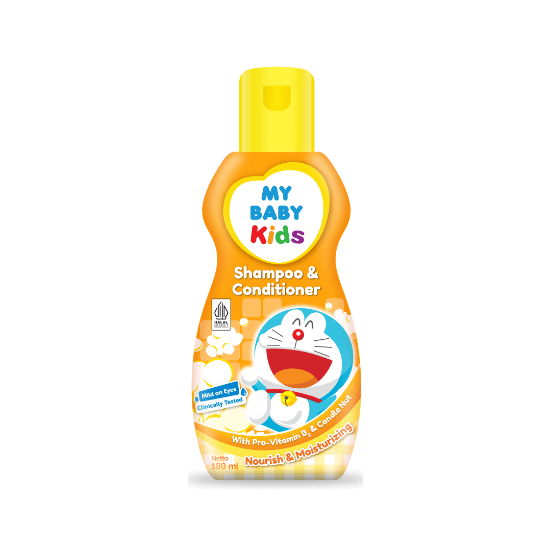 My Baby Kids Shampoo & Conditioner Kuning 180 ml – 1