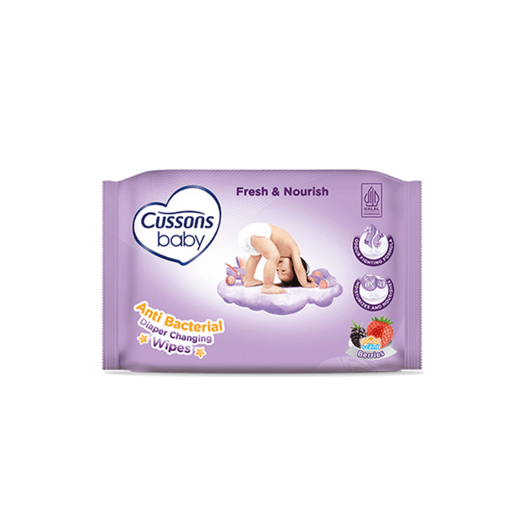 Cussons Tisu Basah Fresh Nourish 45 lembar – 1