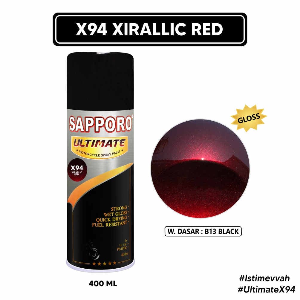 Sapporo Cat Xirallic Merah X94 – 1
