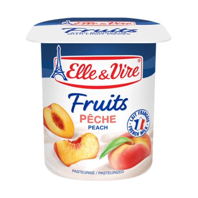 Elle & Vire Dessert Susu Peach 125 gr – 1