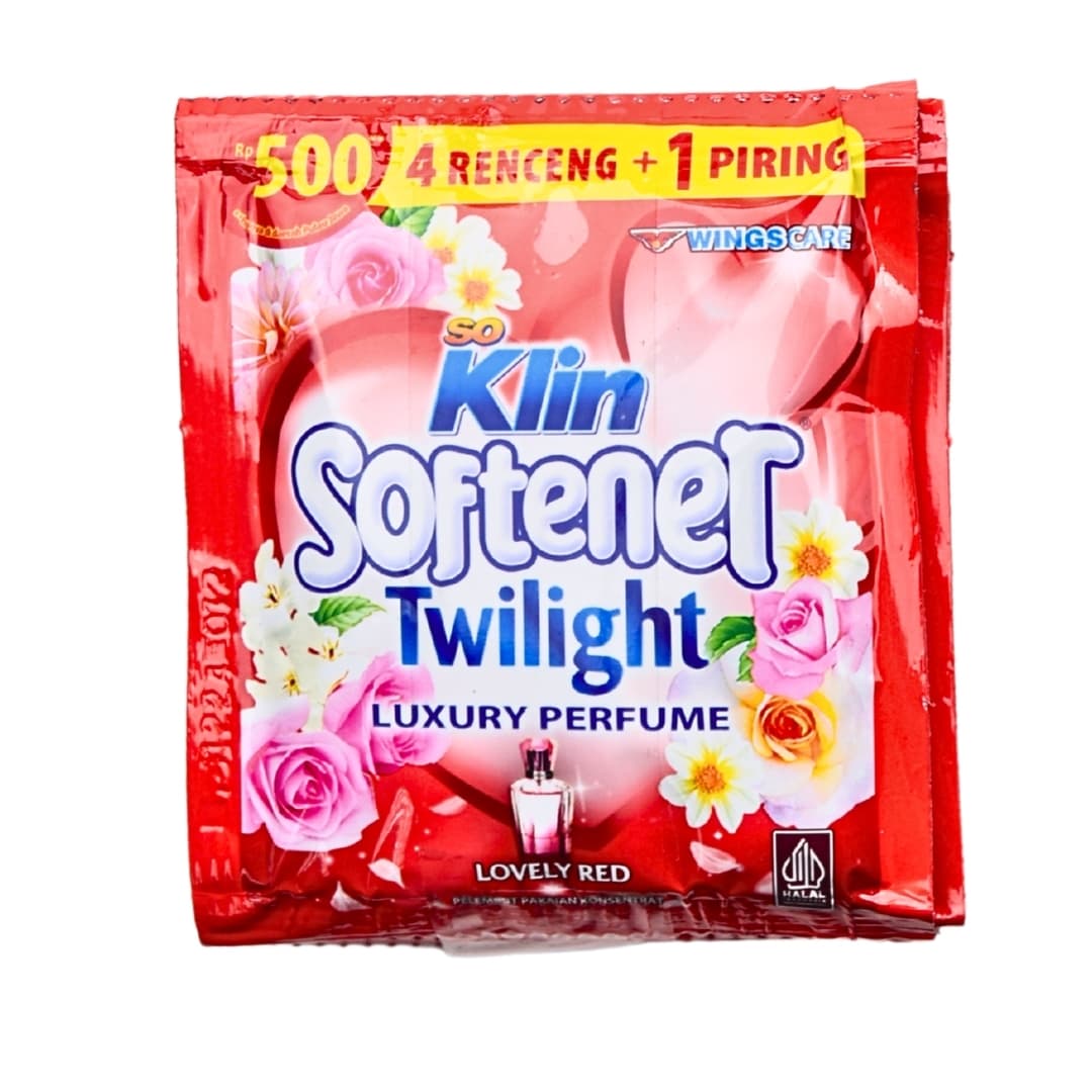 Soklin Softener Twilig 1x Bilas Lovely Red Sachet 6x13 ml – 1