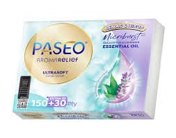 Paseo Aroma Relief Tissue Wajah Travel Pack Isi 3x60 Lembar – 1