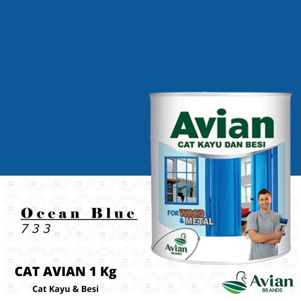 Avian Cat 50 ml Biru Ocean 733 – 1