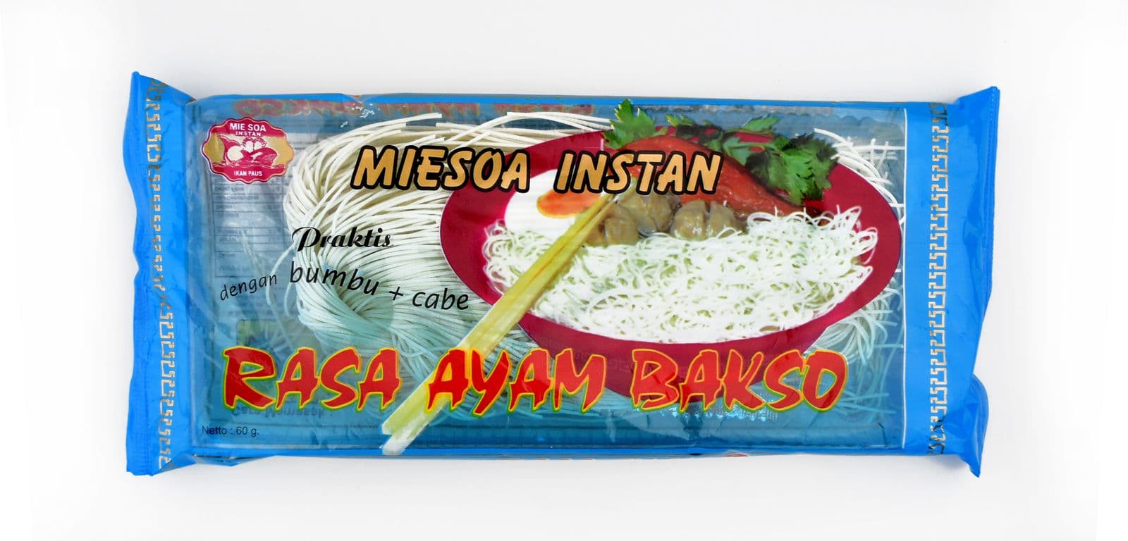 Mie soa Ikan Paus Bakso 60 gr – 1