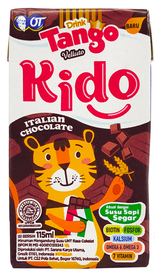 Tango Kido Susu Cokelat Italia 115 ml – 1
