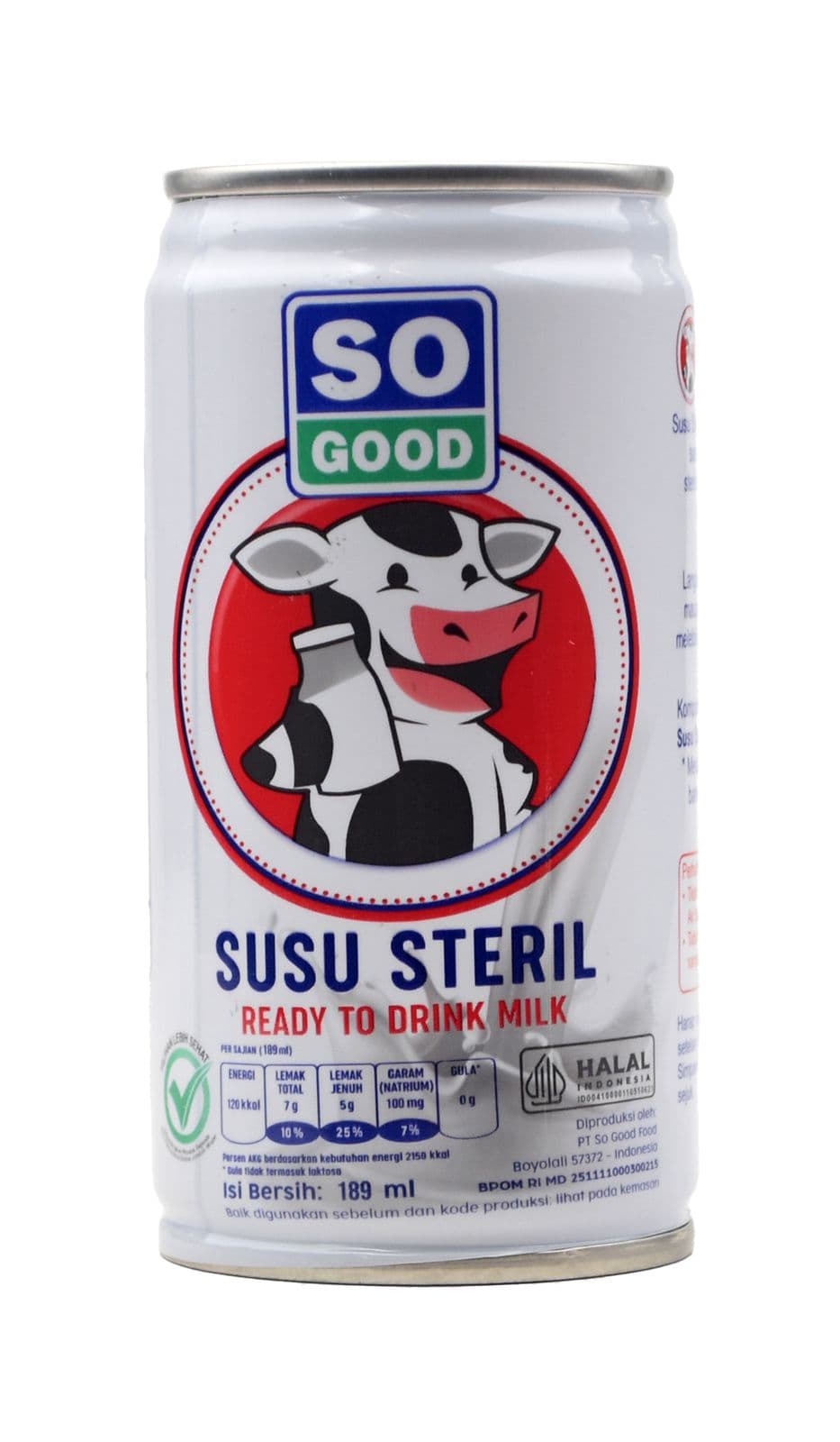 So Good Susu Steril Kaleng 189 ml – 1
