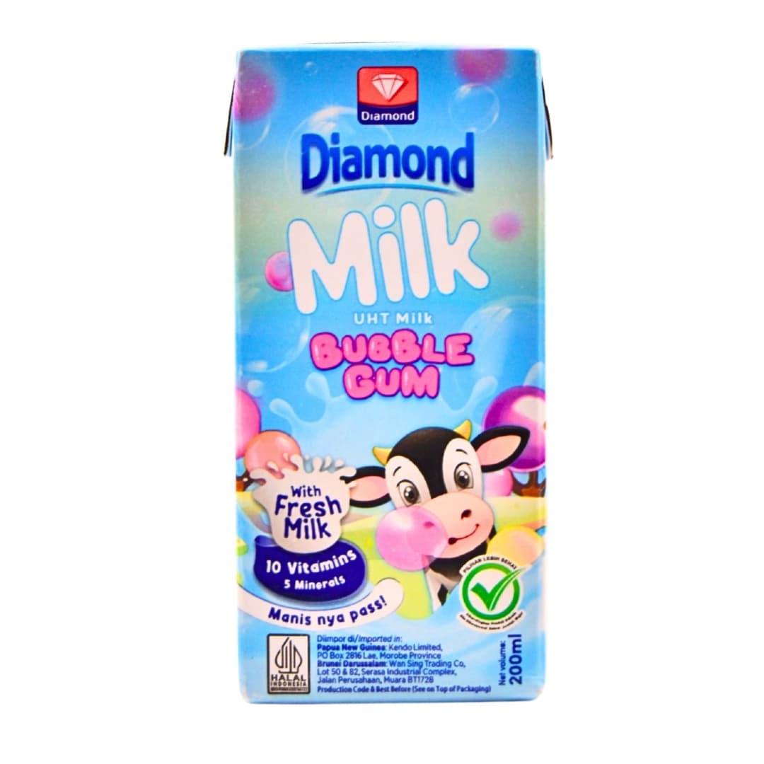 Diamond Susu UHT Bubble Gum 200 ml – 1
