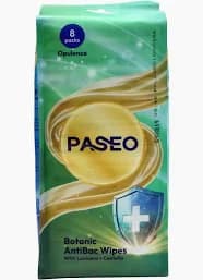 Paseo Opulce Botanic Antibakteri Tisu Basah 8 pcs – 1