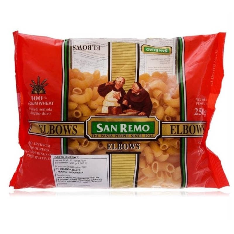 San Remo Pasta Elbow 250 gr – 1