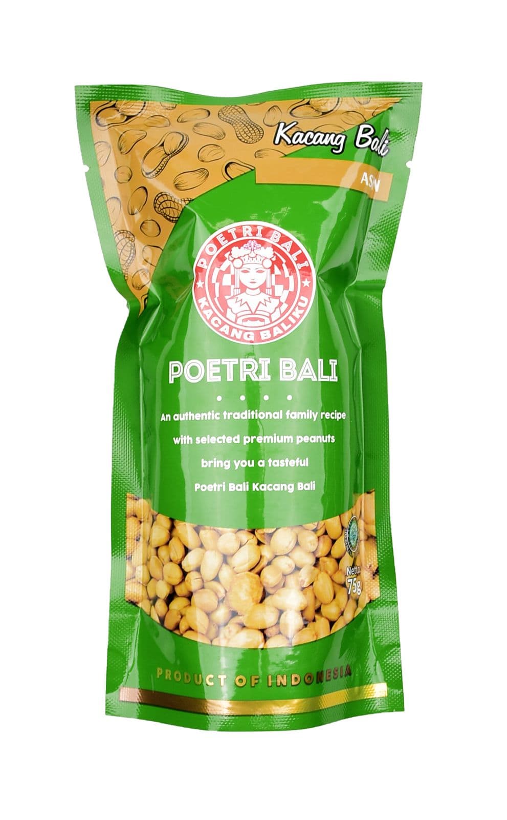 Poetri Bali Kacang Bali Asin 75 gr – 1