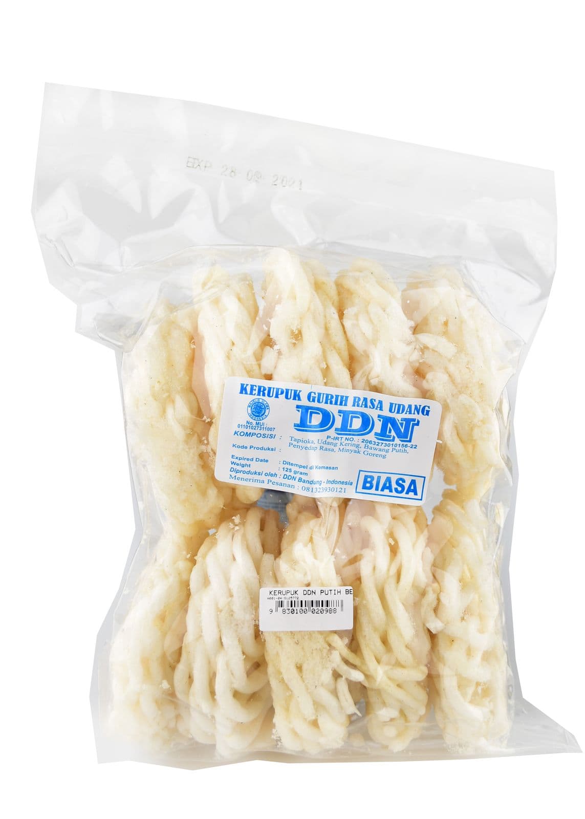 DDN Kerupuk Putih 125 gr – 1